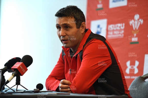 191119 - Wales Rugby Squad Announcement - Stephen Jones talks to media