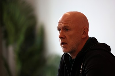 201026 - Picture shows Wales Head Coach Steve Tandy speaking to the media as he announces his squad for this autumns Nations Championship fixtures