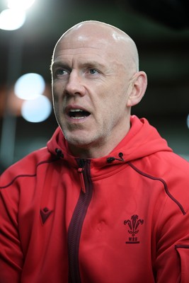 211025 -  Wales Rugby sqaud announcement - Picture shows Wales Head Coach Steve Tandy speaking in a press conference after announcing his squad for the upcoming Quilter Nations Series