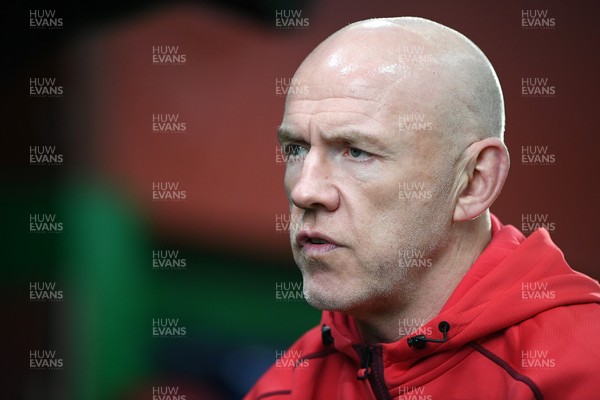 211025 -  Wales Rugby sqaud announcement - Picture shows Wales Head Coach Steve Tandy speaking in a press conference after announcing his squad for the upcoming Quilter Nations Series