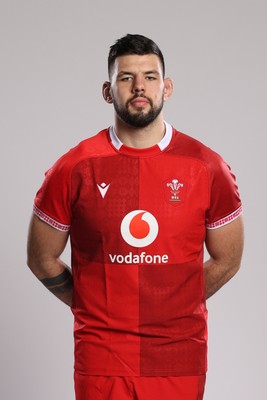 020226 - Wales Rugby Squad Portraits - Rhys Davies