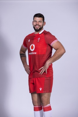 271025 - Wales Rugby Squad Portraits - Rhys Davies