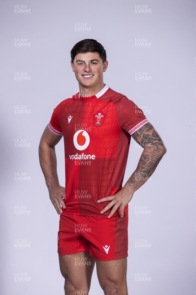 271025 - Wales Rugby Squad Portraits - Louis Rees-Zammit
