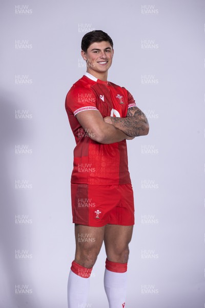 271025 - Wales Rugby Squad Portraits - Louis Rees-Zammit