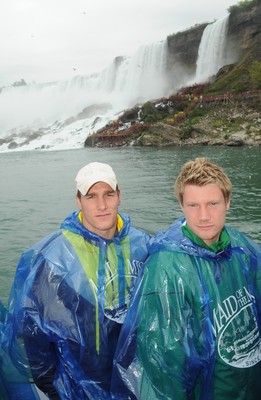 Wales Rugby Squad at Niagara Falls 280509