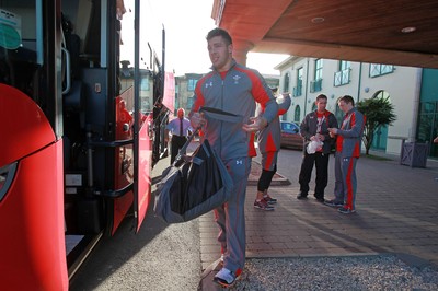 Wales Rugby Squad travel to London 070314