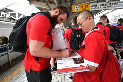 Wales Rugby Squad Travel to Otsu 300919