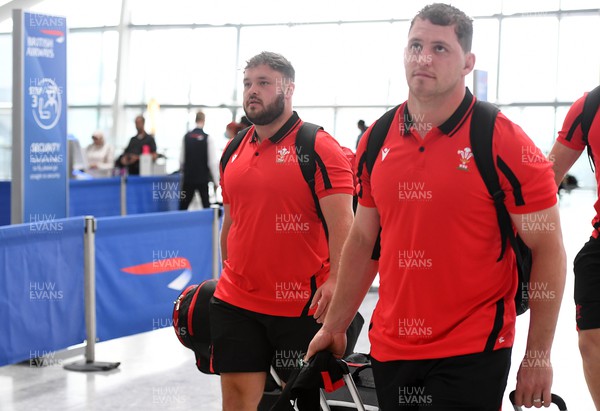 260622 - Wales Rugby Squad Travel to South Africa - Harri O’Connor as the Wales Squad arrive at Heathrow to travel to South Africa for a three match test series