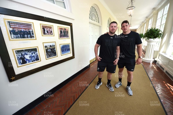 010618 - Wales Rugby Squad Visit The White House - Rob Evans and Ryan Elias during a tour of The White House