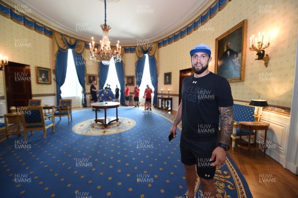 010618 - Wales Rugby Squad Visit The White House - Josh Turnbull during a tour of The White House