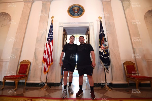 010618 - Wales Rugby Squad Visit The White House - Ryan Elias and Wyn Jones during a tour of The White House