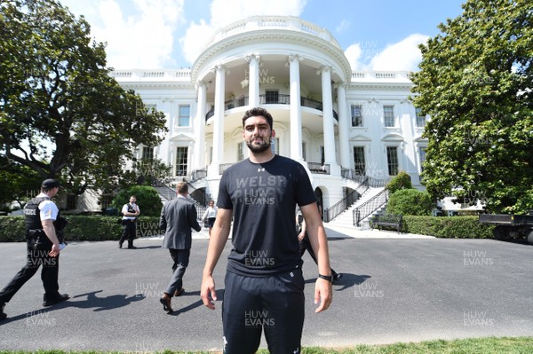 010618 - Wales Rugby Squad Visit The White House - Cory Hill during a tour of The White House