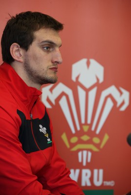 03.02.12 - Wales Rugby Team Announcement - .Wales captain Sam Warburton during team announcement.