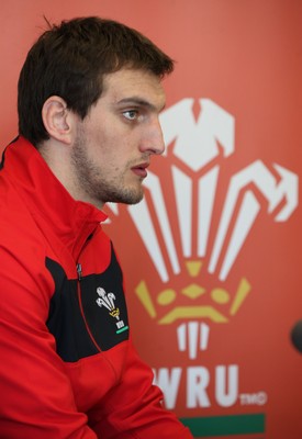 03.02.12 - Wales Rugby Team Announcement - .Wales captain Sam Warburton during team announcement.