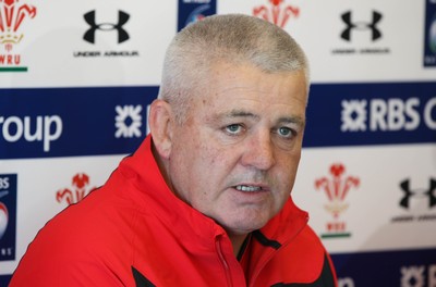 03.02.12 - Wales Rugby Team Announcement - .Wales head coach Warren Gatland during team announcement.