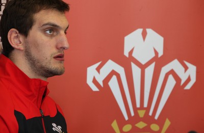 03.02.12 - Wales Rugby Team Announcement - .Wales captain Sam Warburton during team announcement.