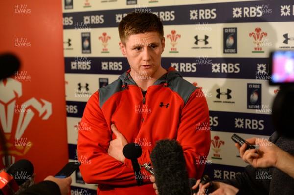 040214 - Wales Rugby Team Announcement -Andrew Coombs talks to media