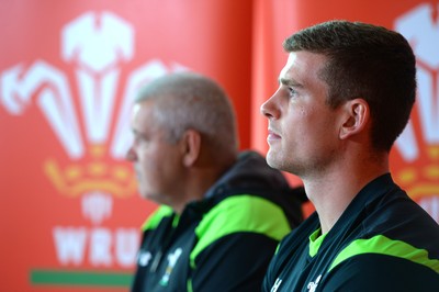 040815 - Wales Rugby Team Announcement - Wales head coach Warren Gatland names his team to play Ireland on Saturday with captain Scott Williams (right)