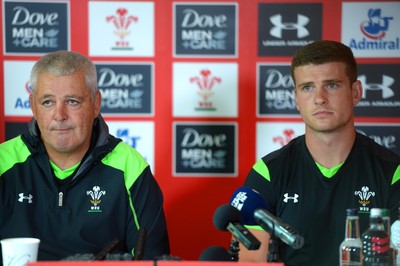 040815 - Wales Rugby Team Announcement - Wales head coach Warren Gatland names his team to play Ireland on Saturday with captain Scott Williams (right)