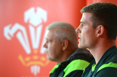 040815 - Wales Rugby Team Announcement - Wales head coach Warren Gatland names his team to play Ireland on Saturday with captain Scott Williams (right)