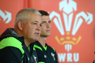 040815 - Wales Rugby Team Announcement - Wales head coach Warren Gatland names his team to play Ireland on Saturday with captain Scott Williams (right)