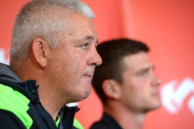 040815 - Wales Rugby Team Announcement - Wales head coach Warren Gatland names his team to play Ireland on Saturday with captain Scott Williams (right)