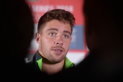 041114 - Wales Rugby Team Announcement -Rhys Webb talks to media