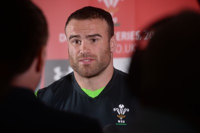 041114 - Wales Rugby Team Announcement -Jamie Roberts talks to media