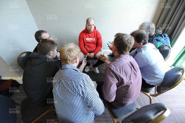 050313 - Wales Rugby Team Announcement -Paul James talks to media