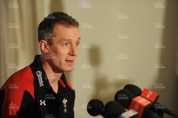 070213 - Wales Rugby Team Announcment -Wales coach Rob Howley names his team to play France