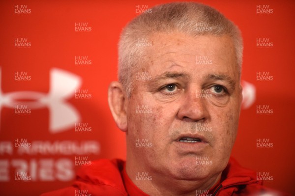 091117 - Wales Rugby Team Announcement -  Warren Gatland talks to media