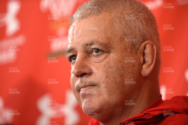 091117 - Wales Rugby Team Announcement -  Warren Gatland talks to media