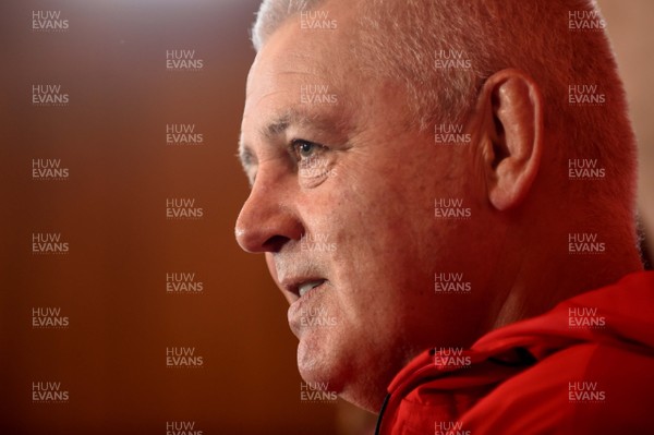 091117 - Wales Rugby Team Announcement -  Warren Gatland talks to media