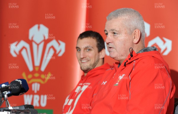 141113 - Wales Rugby Team Announcement -Head coach Warren Gatland announces his team to play Argentina on Saturday with Sam Warburton