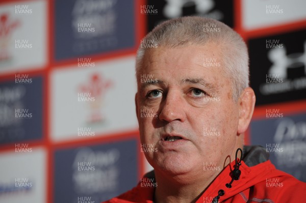 141113 - Wales Rugby Team Announcement -Head coach Warren Gatland announces his team to play Argentina on Saturday