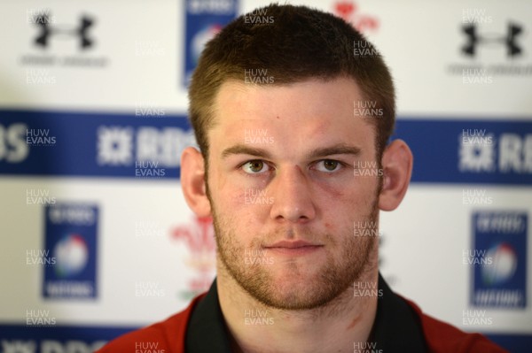 150316 - Wales Rugby Team Announcement -Dan Lydiate talks to media