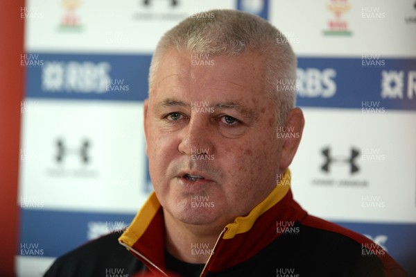 150316 - Wales Rugby Team Announcement -Warren Gatland talks to media