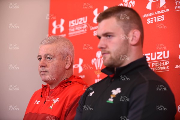 161117 - Wales Rugby Team Announcement - Warren Gatland talks to media