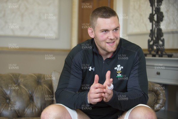 161117 - Wales Rugby Team Announcement - Dan Lydiate after being named in Wales team to play Georgia on Saturday