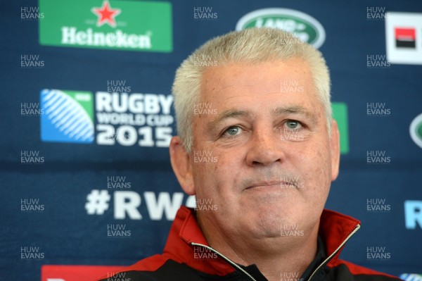 240915 - Wales Rugby World Cup Team Announcement - Wales head coach Warren Gatland names his team to play England on Saturday