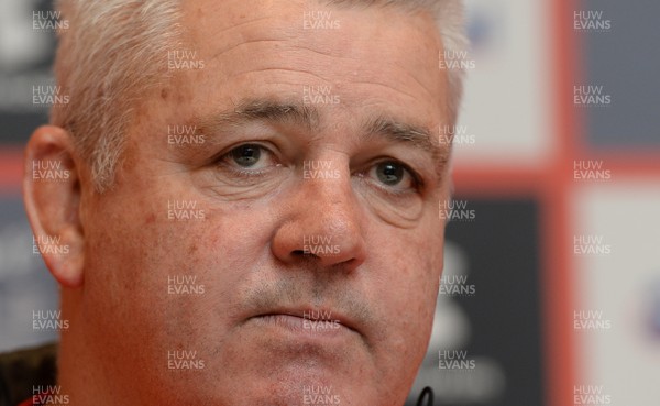 261113 - Wales Rugby Team Announcment -Wales head coach Warren Gatland names his team to play Australia on Saturday