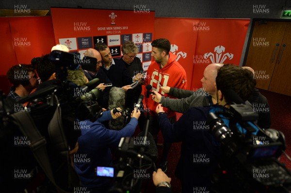 261113 - Wales Rugby Team Announcment -Alex Cuthbert who has been named in the Wales team to play Australia on Saturday