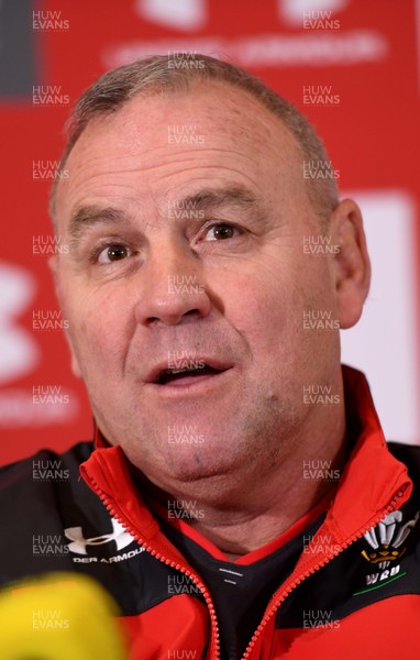 281119 - Wales Rugby Team Announcement - Wayne Pivac talks to media