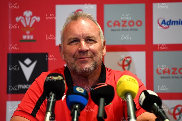 300622 - Wales Rugby Team Announcement - Wayne Pivac talks to media