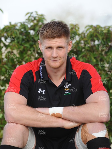 310113 - Wales Rugby Team Announcement -Andrew Coombs who will win his first cap for Wales against Ireland on Saturday