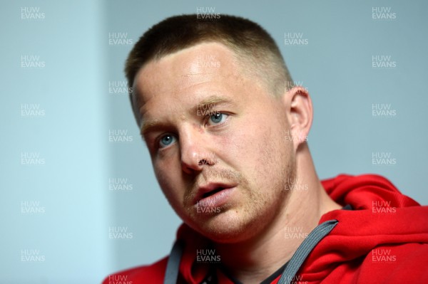150819 - Wales Rugby Team Announcement and Training - James Davies talks to media