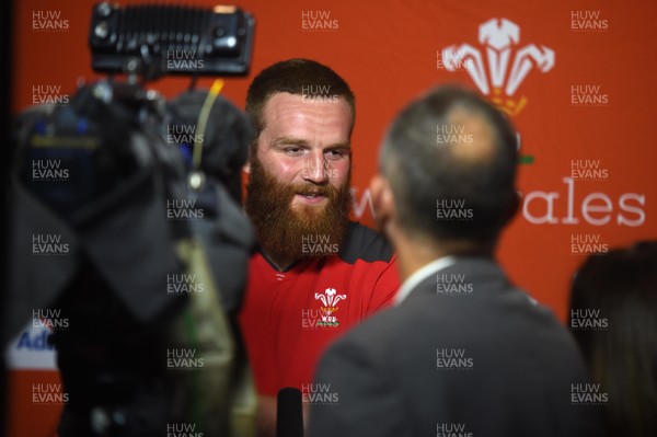 150819 - Wales Rugby Team Announcement and Training - Jake Ball talks to media