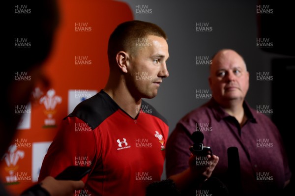 150819 - Wales Rugby Team Announcement and Training - Jonathan Davies talks to media