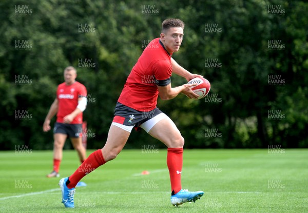 150819 - Wales Rugby Team Announcement and Training - Josh Adams during training