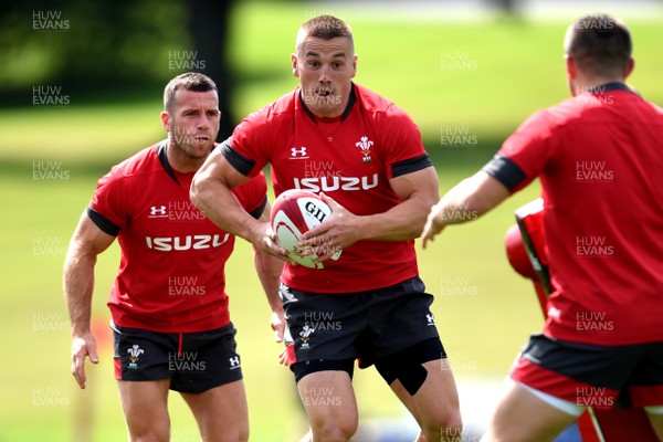 150819 - Wales Rugby Team Announcement and Training - Jonathan Davies during training